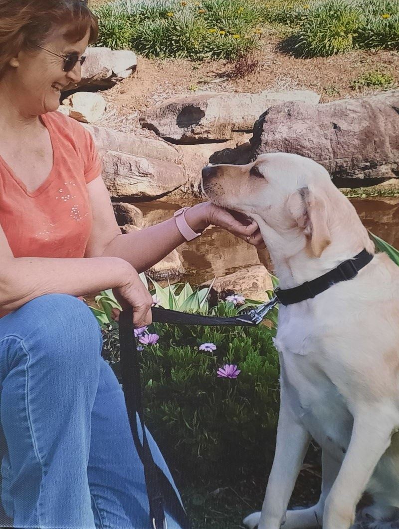 Megan Flood, PAWS Pet Therapy committee member