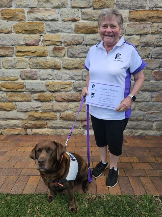 Anne & Lucy, a PAWS volunteer team