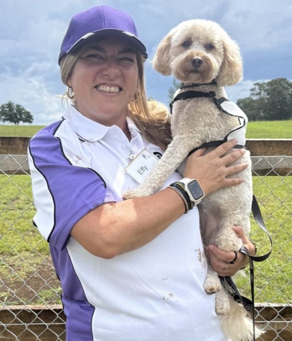 Effy, Coco & Chanel, a PAWS volunteer team