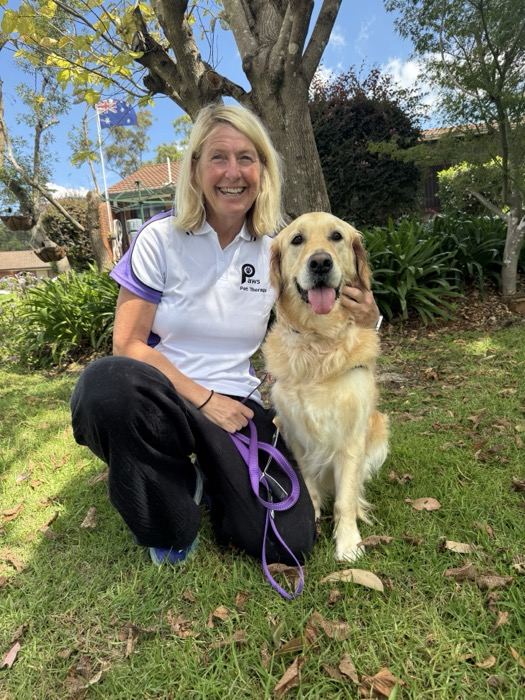 Liz & Poppy, a PAWS volunteer team