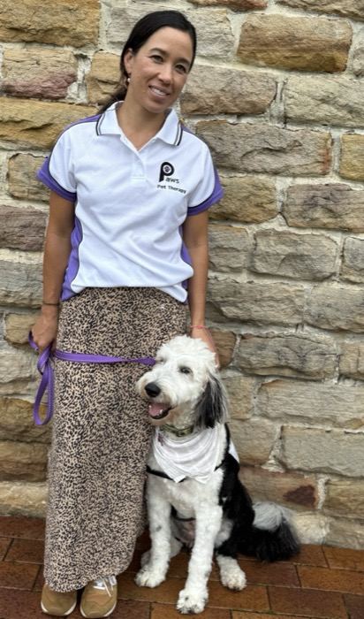 Mauli & Peppa, a PAWS volunteer team